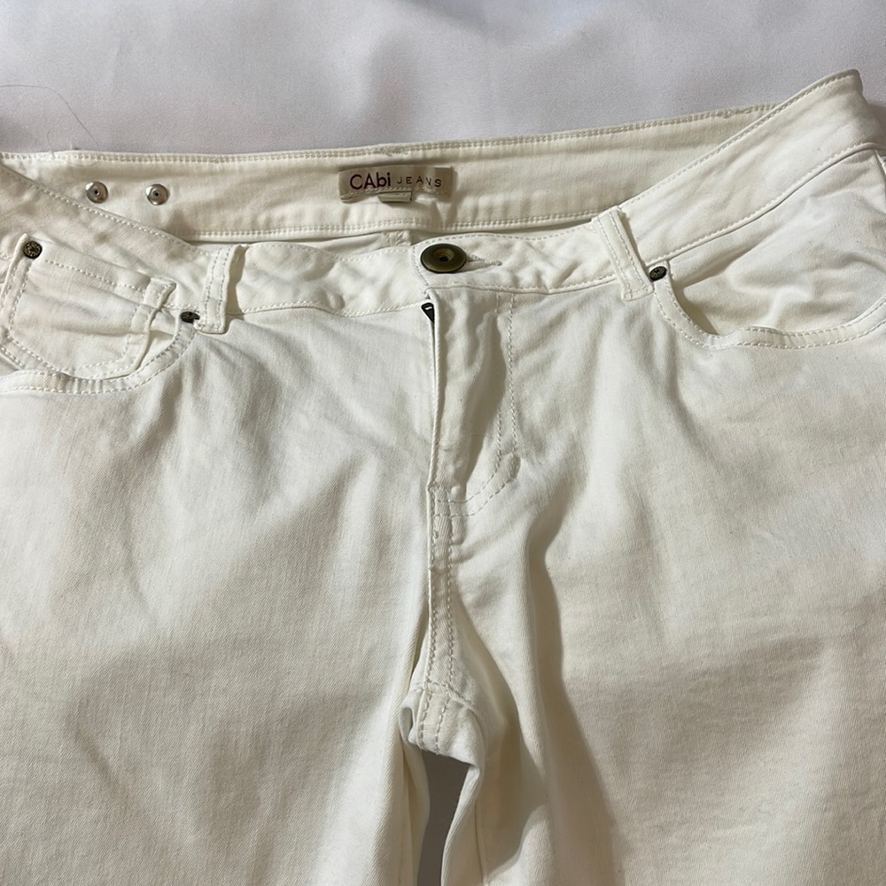 Cabi white jeans